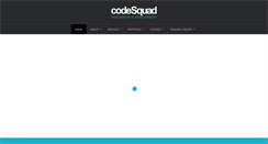 Desktop Screenshot of codesquadwebdesign.com