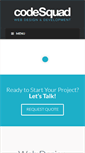 Mobile Screenshot of codesquadwebdesign.com